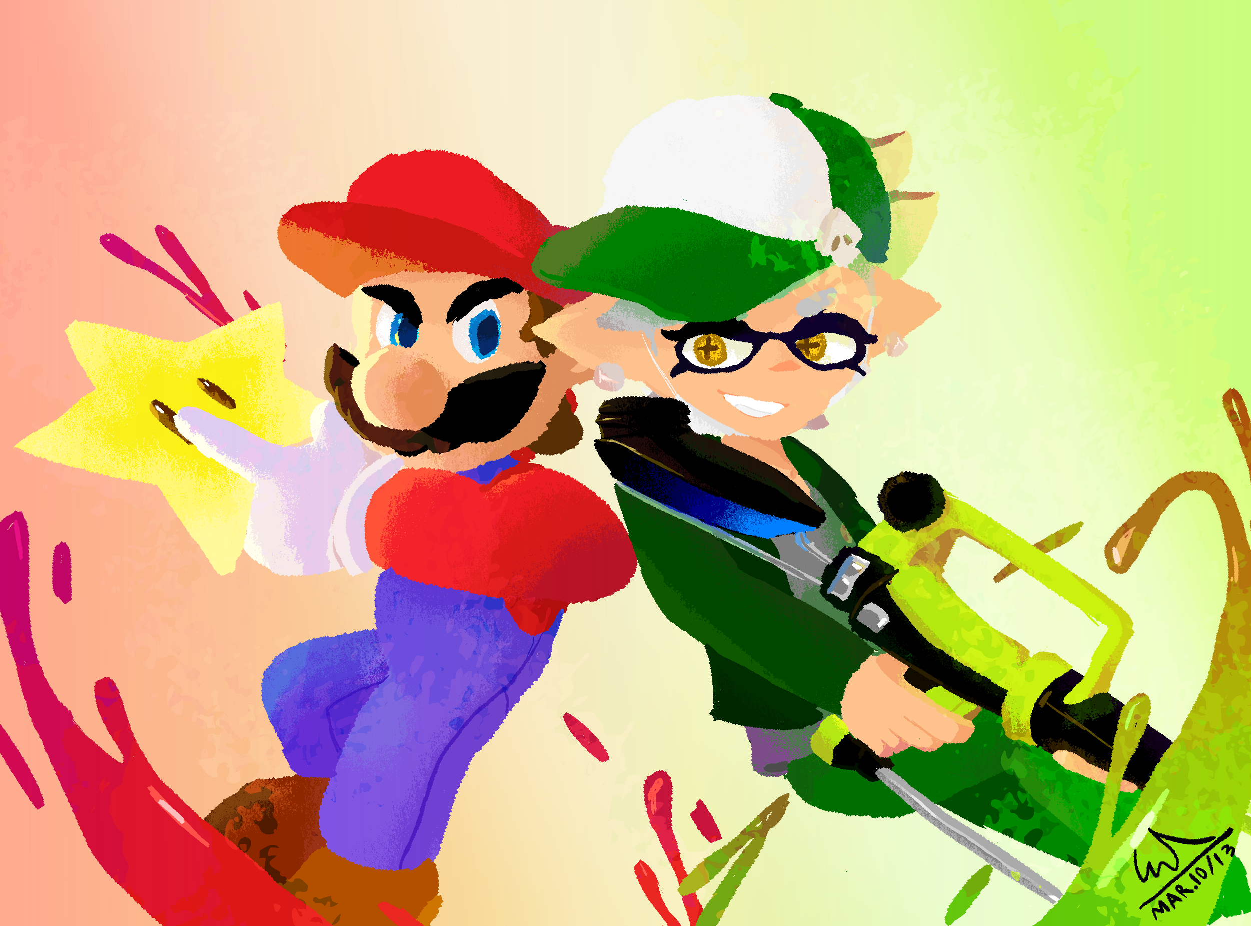 Shadow game ms paint drawing