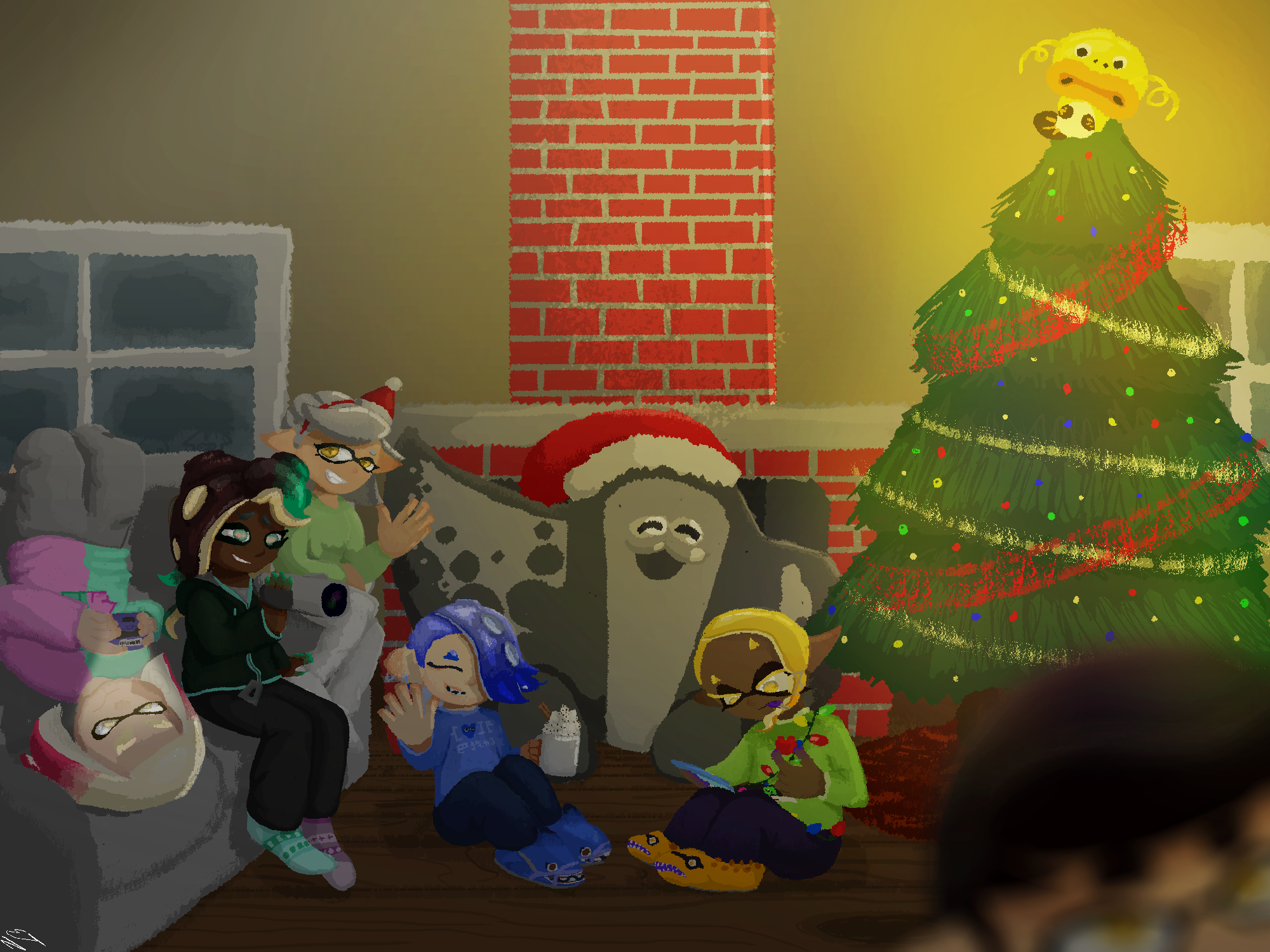 Shadow game ms paint drawing